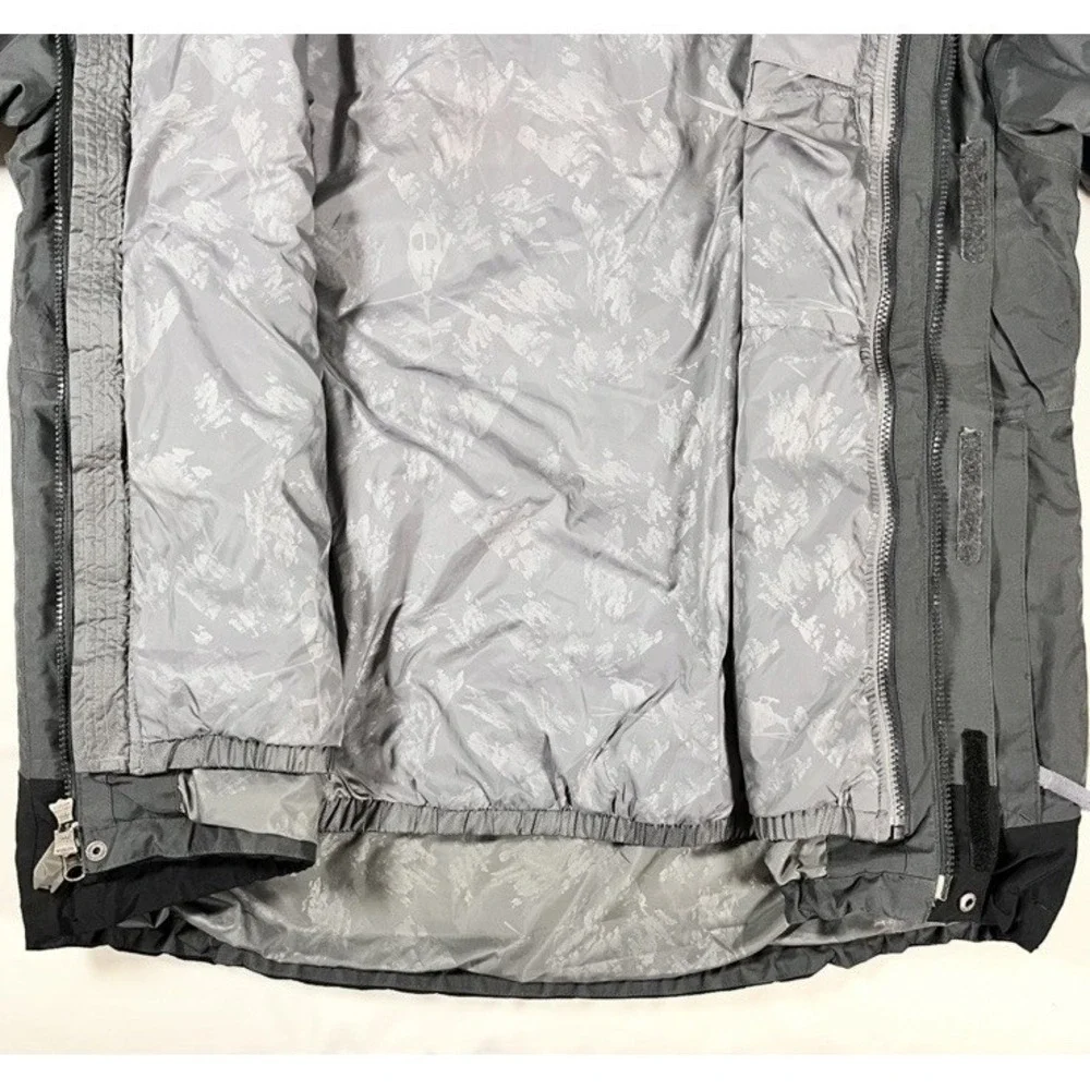 The‎ North Face HyVent 3-in-1 Parka Mens Large Gray Winter Ski Jacket Hooded TNF